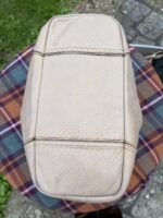 Coach Hadley Exotic Python Leather Tote Duffle Extra Large Shoulder Bag Beige — photo 12 of 15