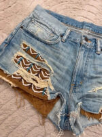 Denim & Supply Ralph Lauren Women's Mid 10”Rise Beaded Denim Shorts — photo 11 of 15