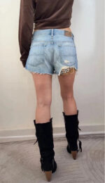 Denim & Supply Ralph Lauren Women's Mid 10”Rise Beaded Denim Shorts — photo 3 of 15