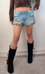 Denim & Supply Ralph Lauren Women's Mid 10”Rise Beaded Denim Shorts — photo 4 of 15