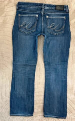 Express Women's Bootcut Jeans low 7.5”rise blue — photo 10 of 15