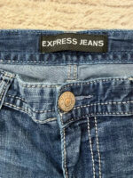 Express Women's Bootcut Jeans low 7.5”rise blue — photo 7 of 15