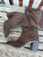 Fly London Women's Brown Suede Slouch Knee High Boots — photo 10 of 15