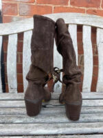 Fly London Women's Brown Suede Slouch Knee High Boots — photo 8 of 15