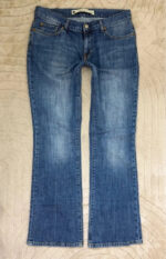 Gap Women's Flare low 9”rise blue bootcut jeans — photo 10 of 15