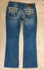 Gap Women's Flare low 9”rise blue bootcut jeans — photo 11 of 15