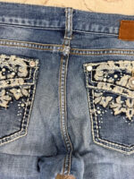 Gap Women's Flare low 9”rise blue bootcut jeans — photo 13 of 15