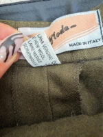 Lellgmode Women's 80s Wool Pleated Khaki Shorts — photo 8 of 15