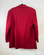 Lucia Women's 90s Burgundy Virgin Wool Blazer — photo 8 of 13