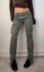 Miss Sixty Women's Low 9”Rise Cargo Military Trousers W26L31.5