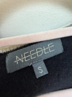Needle womens black 100% cashmere silk draped relaxed scoop neck jumper — photo 6 of 11