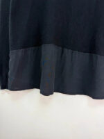 Needle womens black 100% cashmere silk draped relaxed scoop neck jumper — photo 10 of 11