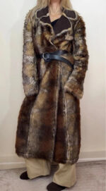 Women's Y2K Reversible Faux Fur Penny Lane Maxi Long Coat — photo 2 of 15