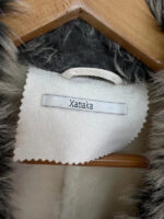 Xanaka Women's Y2K grey faux fur shearling coat — photo 6 of 15