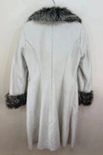 Xanaka Women's Y2K grey faux fur shearling coat — photo 11 of 15