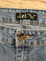 L.e.i. womens low rise 9” petite flare blue jeans — photo 6 of 15