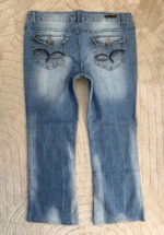 L.e.i. womens low rise 9” petite flare blue jeans — photo 8 of 15