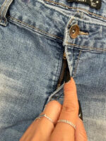 L.e.i. womens low rise 9” petite flare blue jeans — photo 12 of 15