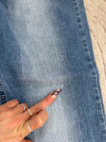 L.e.i. womens low rise 9” petite flare blue jeans — photo 13 of 15