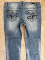 L.e.i. womens low rise 9” petite flare blue jeans — photo 14 of 15