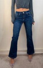 9th&Main womens low-mid rise 9” flare jeans petite — photo 2 of 15