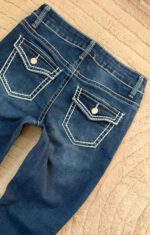 9th&Main womens low-mid rise 9” flare jeans petite — photo 4 of 15