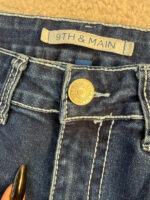 9th&Main womens low-mid rise 9” flare jeans petite — photo 9 of 15
