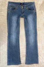 Angels womens ultra low rise 7” flare jeans — photo 6 of 15