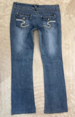 Angels womens ultra low rise 7” flare jeans — photo 7 of 15