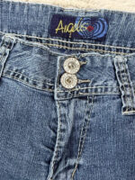 Angels womens ultra low rise 7” flare jeans — photo 10 of 15