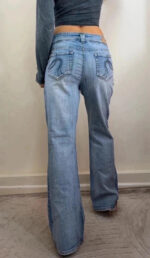 Hydraulic womens low rise 9” flare jeans — photo 2 of 15