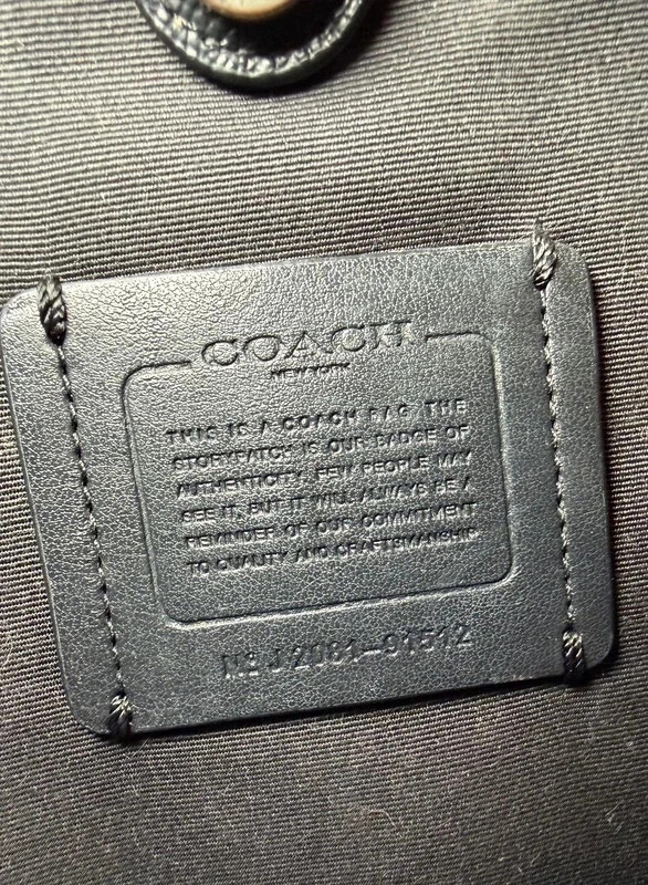 Coach creed patch with the code No. J2081-91512