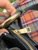 Coach Town Bucket Bag 91512 signature brown black shoulder bag gold chunky tote — photo 10 of 15