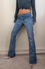 Vanity Women's Jeans Y2K Low 7.5”Rise Flared — photo 3 of 15