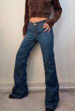 Vigold Women's Y2K Low 8.5”Rise Sweet Flare Jeans — photo 2 of 15