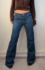 Vigold Women's Y2K Low 8.5”Rise Sweet Flare Jeans — photo 3 of 15