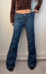 Vigold Women's Y2K Low 8.5”Rise Sweet Flare Jeans — photo 5 of 15