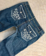 Vigold Women's Y2K Low 8.5”Rise Sweet Flare Jeans — photo 6 of 15
