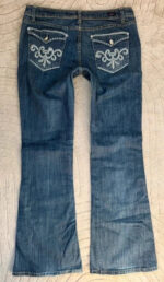 Vigold Women's Y2K Low 8.5”Rise Sweet Flare Jeans — photo 10 of 15