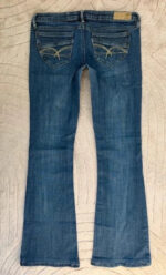 Garage Women's Y2K Ultra Low 6.5”Rise Flare Petite Jeans — photo 9 of 15