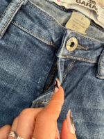 Garage Women's Y2K Ultra Low 6.5”Rise Flare Petite Jeans — photo 11 of 15