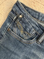 Garage Women's Y2K Ultra Low 6.5”Rise Flare Petite Jeans — photo 12 of 15