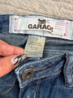 Garage Women's Y2K Ultra Low 6.5”Rise Flare Petite Jeans — photo 13 of 15