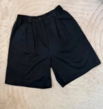 Fashion Team Women's 90s High Rise 13.5” Pleated Bermuda Shorts Black — photo 4 of 15