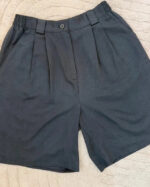 Fashion Team Women's 90s High Rise 13.5” Pleated Bermuda Shorts Black — photo 9 of 15