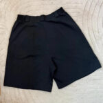 Fashion Team Women's 90s High Rise 13.5” Pleated Bermuda Shorts Black — photo 11 of 15