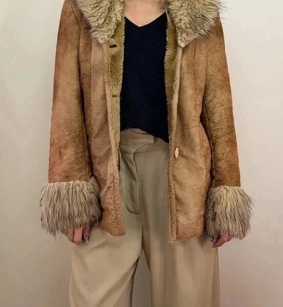West Women's Y2K Penny Lane Afghan Jacket