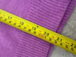 John Lewis Women's 100% Cashmere Lilac Pink V-Neck Jumper Sweater — photo 11 of 12