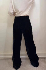 Hobbs Women's Silk Velvet Wide Leg High Rise 12”Trousers — photo 3 of 12
