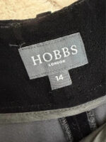 Hobbs Women's Silk Velvet Wide Leg High Rise 12”Trousers — photo 8 of 12
